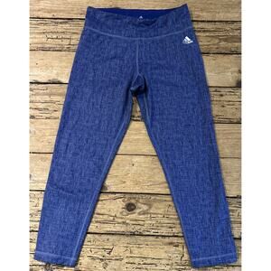 Adidas Women’s Blue Climalite 3/4 Capri Tight Size S NWOT